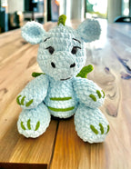 Crochet Amigurumi Bluey the Dragon Pattern (Digital PDF)