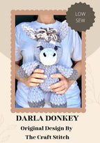 Crochet Amigurumi Darla the Donkey Pattern (Digital PDF)