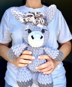 Crochet Amigurumi Darla the Donkey Pattern (Digital PDF)