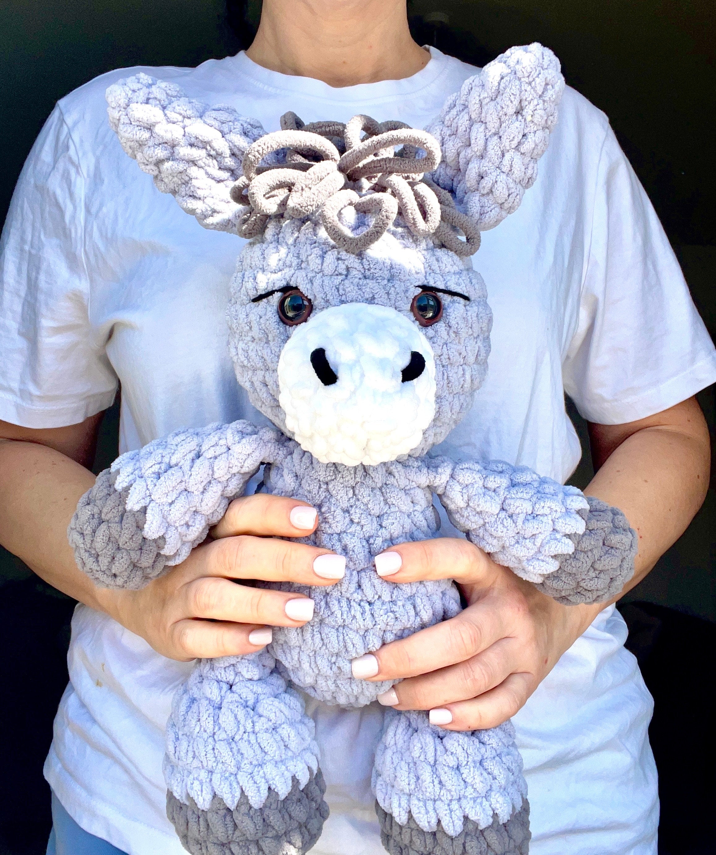 Crochet Amigurumi Darla the Donkey Pattern (Digital PDF)